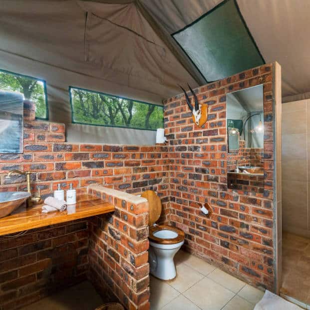 Safari Tented Accommodation Bathroom Shower